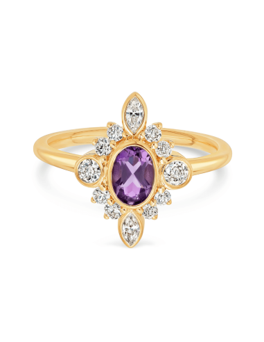 Amethyst Compass Ballerina Ring Profitez des Offres !