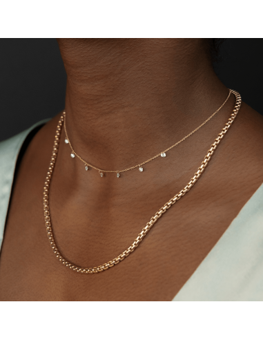 Dainty Diamond Choker les muscles