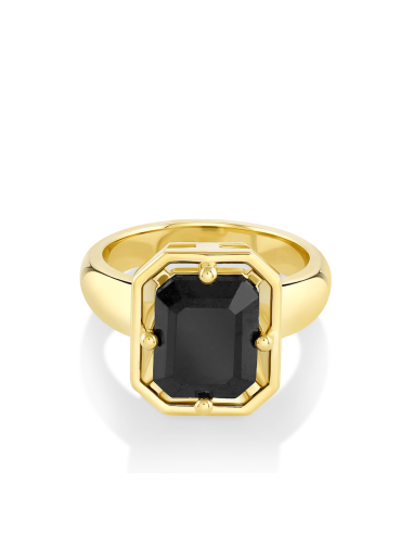 3.95ct Black Diamond Georgia Ring Economisez 