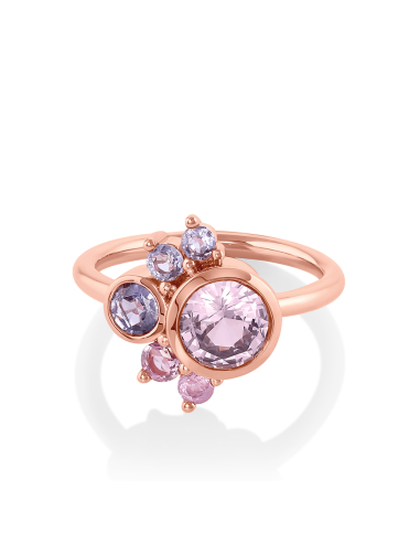 1.72ct Pink Sapphire Spray Ring du meilleur 