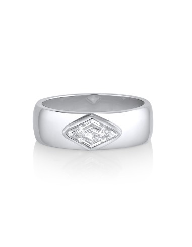 .53ct White Diamond Kite Cigar Band l'achat 