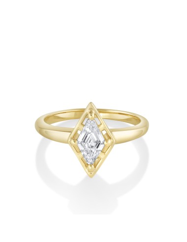 .52ct White Diamond Kite Georgia Engagement Ring de pas cher