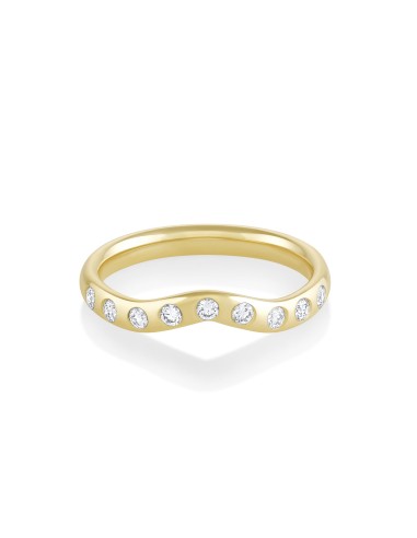 White Diamond Cecily Wave Band paiement sécurisé