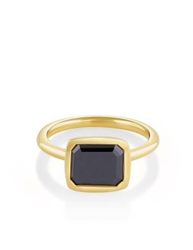 2.90ct Black Diamond Roxy Ring pas chere