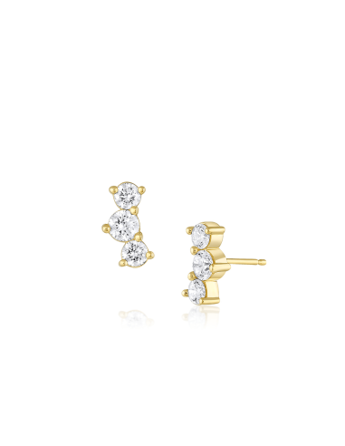 Large White Diamond Orion Studs store