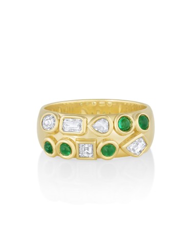 Tessera Emerald & White Diamond Mini Cigar Band s'inspire de l'anatomie humaine