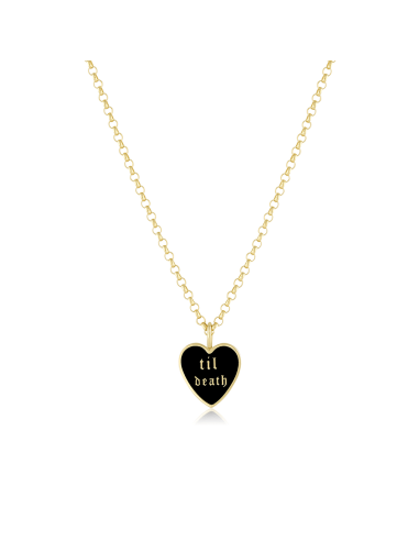 Til Death Enamel Pendant Economisez 