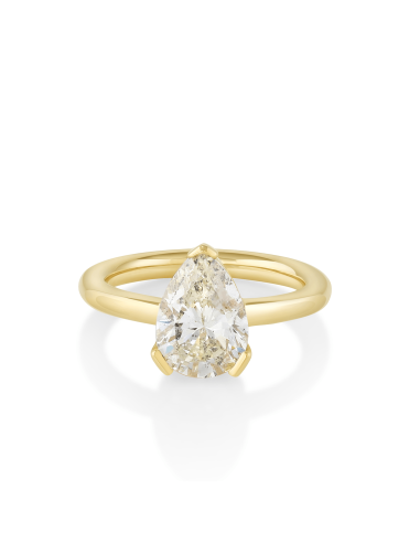 2.45ct Light Yellow Diamond Sloane Engagement Ring pas cher 