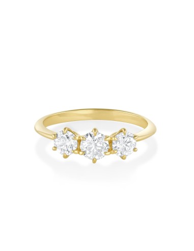 The Maude Three-Stone Engagement Ring meilleur choix