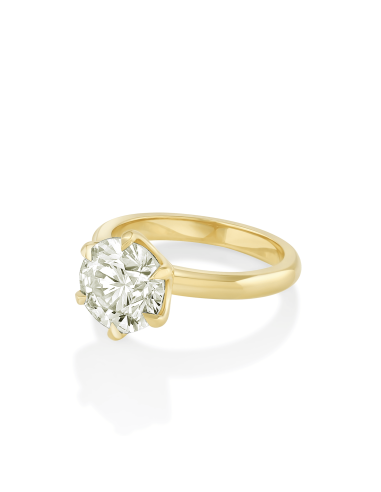 3.02ct White Diamond Camille Engagement Ring destockage