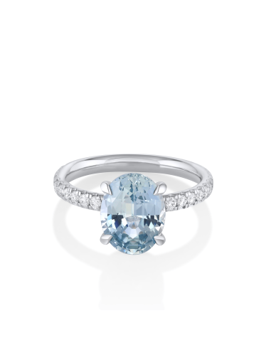 3.39ct Light Blue Sapphire Francesca Ring commande en ligne