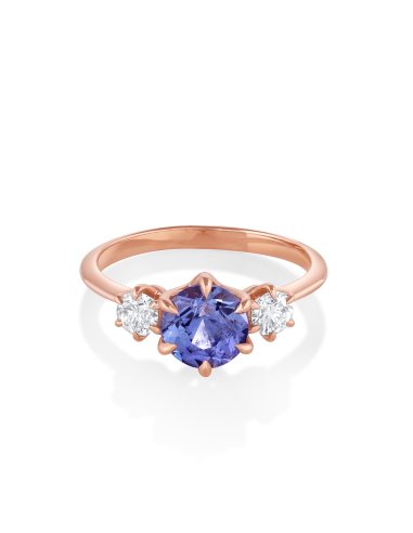 1.5ct Violet Sapphire Maude Engagement Ring destockage