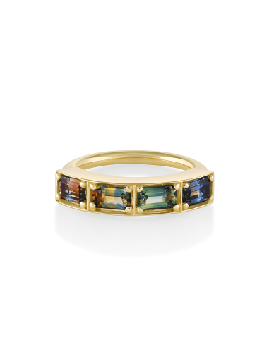 1.44ct Bi-Color Sapphire Maxine Stacking Ring des créatures d'habitude