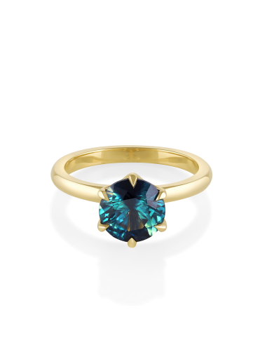 2.75ct Teal Sapphire Camille Engagement Ring prix pour 