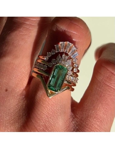 1.96ct Emerald Bezel Ring votre