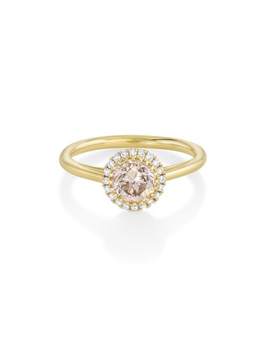 1.04ct Champagne Perfect Halo votre