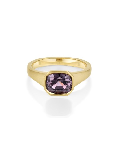 2.79ct Spinel Bezel Pinky Ring Véritable concentré