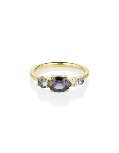 1.23ct Spinel and Sapphire Linear Band de l' environnement