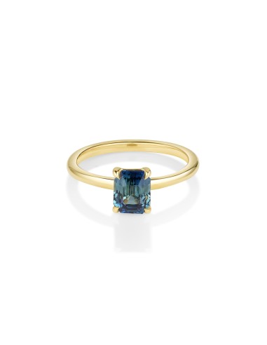 1.76ct Sapphire Step Cut Solitaire Ring en ligne des produits 