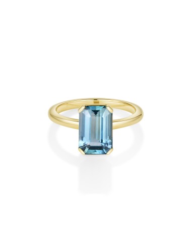 3.42ct Sapphire Emerald Cut Ring outlet