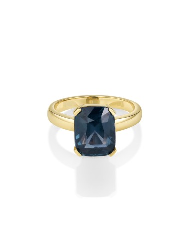 5.05ct Sapphire Cushion Ring en stock