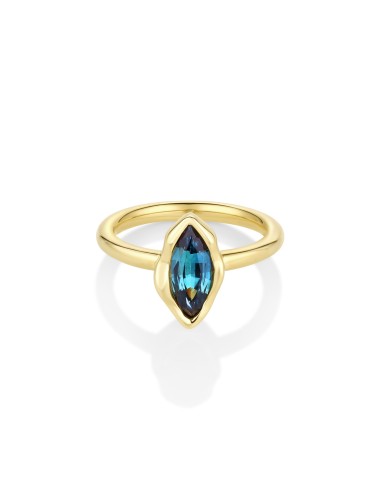 1.34ct Sapphire Abstract Bezel Ring pas cher chine