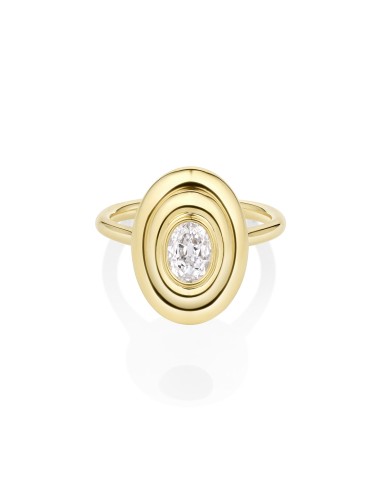 0.49ct In Orbit Oval Diamond Ring en ligne