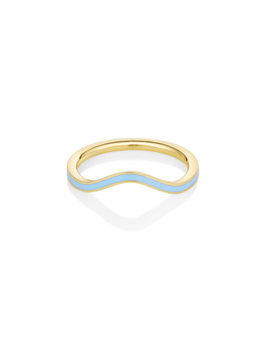 Something Blue Enamel Wave Band chez Cornerstreet bien 