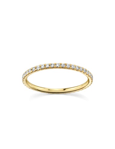 White Diamond Love Goes Round Eternity Band Vous souhaitez 