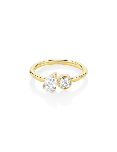 0.51ct Pear & 0.22ct Round Diamond Chloe acheter