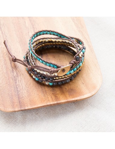 It's a Wrap Bracelet - Turquoise les ligaments