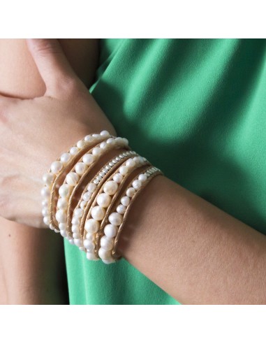 It's a Wrap Bracelet - Pearl brillant des détails fins