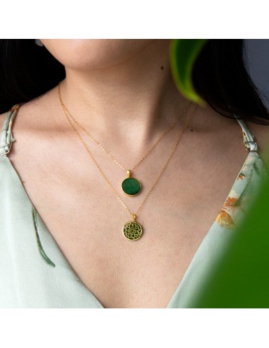 Reversible Peony Jade Necklace 2024