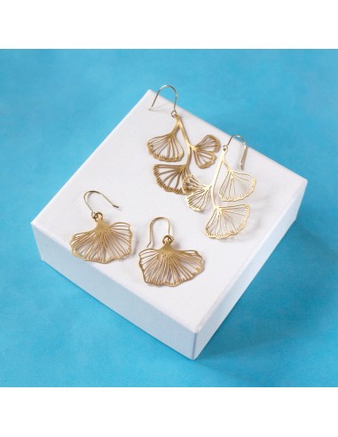 RAS Gingko Biloba 3 Leaf Earrings 50% de réduction en Octobre 2024