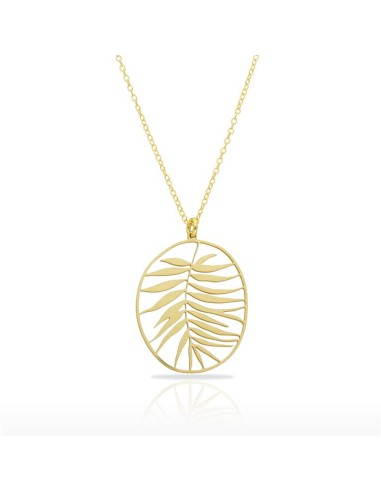 RAS Tropic Gold Short Pendant Necklace pas cher