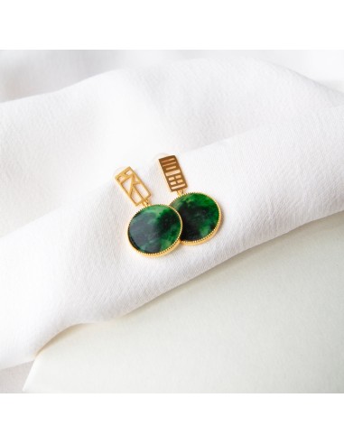 (PRE-ORDER) Fortune Drop Jade 18k Gold Earrings votre