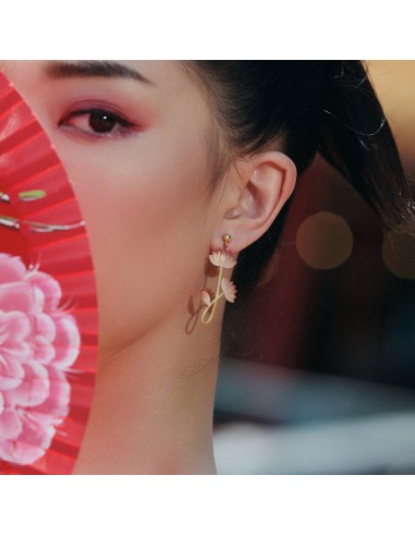 Lotus Flower Earrings en ligne