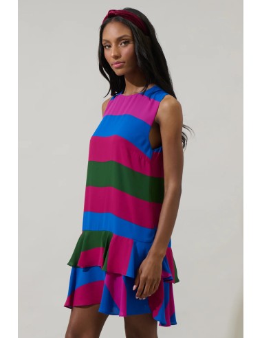 Sugarlips Saige Striped Una Shift Dress Economisez 