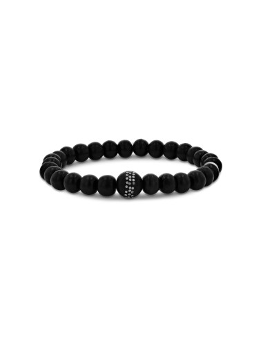 Mr. LOWE Men's Black Ebony Bracelet with Yemen Bead - 8mm prix