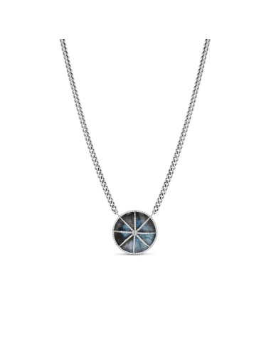 Labradorite Compass Star Curb Chain Necklace ou a consommer sur place