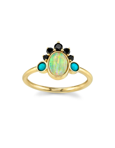 Mini Opal Headdress Ring de France