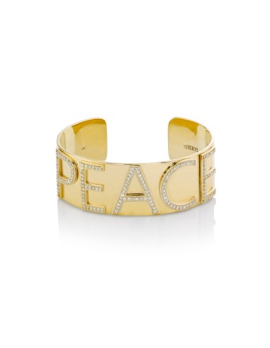 14k Gold PEACE Cuff en ligne