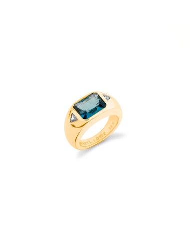 14k London Blue Topaz Bombé Ring À commander