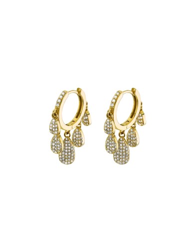 14k Five Drop Shaker Diamond Earrings des créatures d'habitude