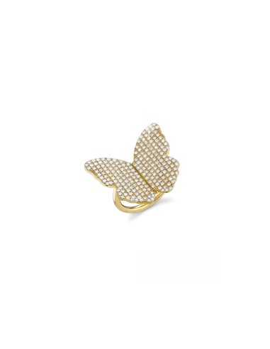 14k Diamond Petite Butterfly Ring Profitez des Offres !