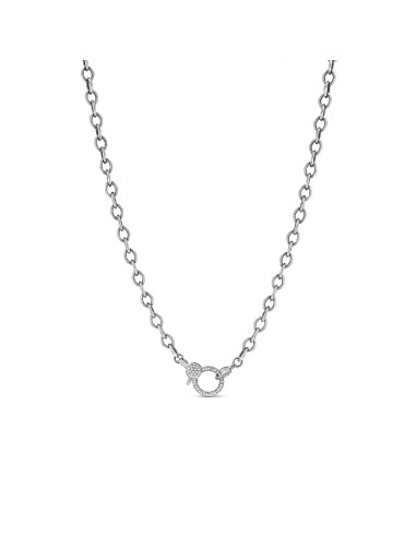 Short Link Chain Necklace with Diamond Claw Clasp -18” de l' environnement