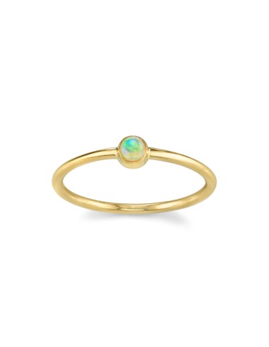 Opal Sweet Pea Stacking Ring Pour