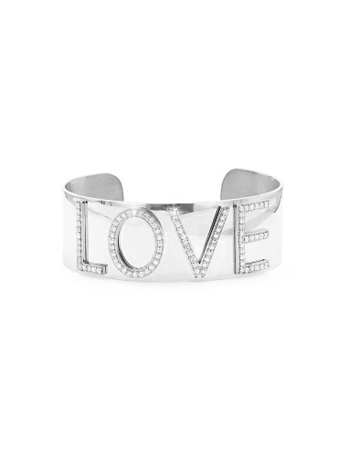 Diamond LOVE Cuff Bracelet de technologie