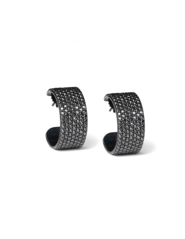 Black Diamond Hoop Cuff Earrings Vous souhaitez 