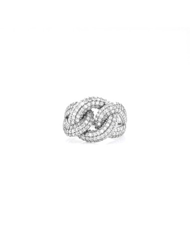 Diamond Love Knot Ring des créatures d'habitude